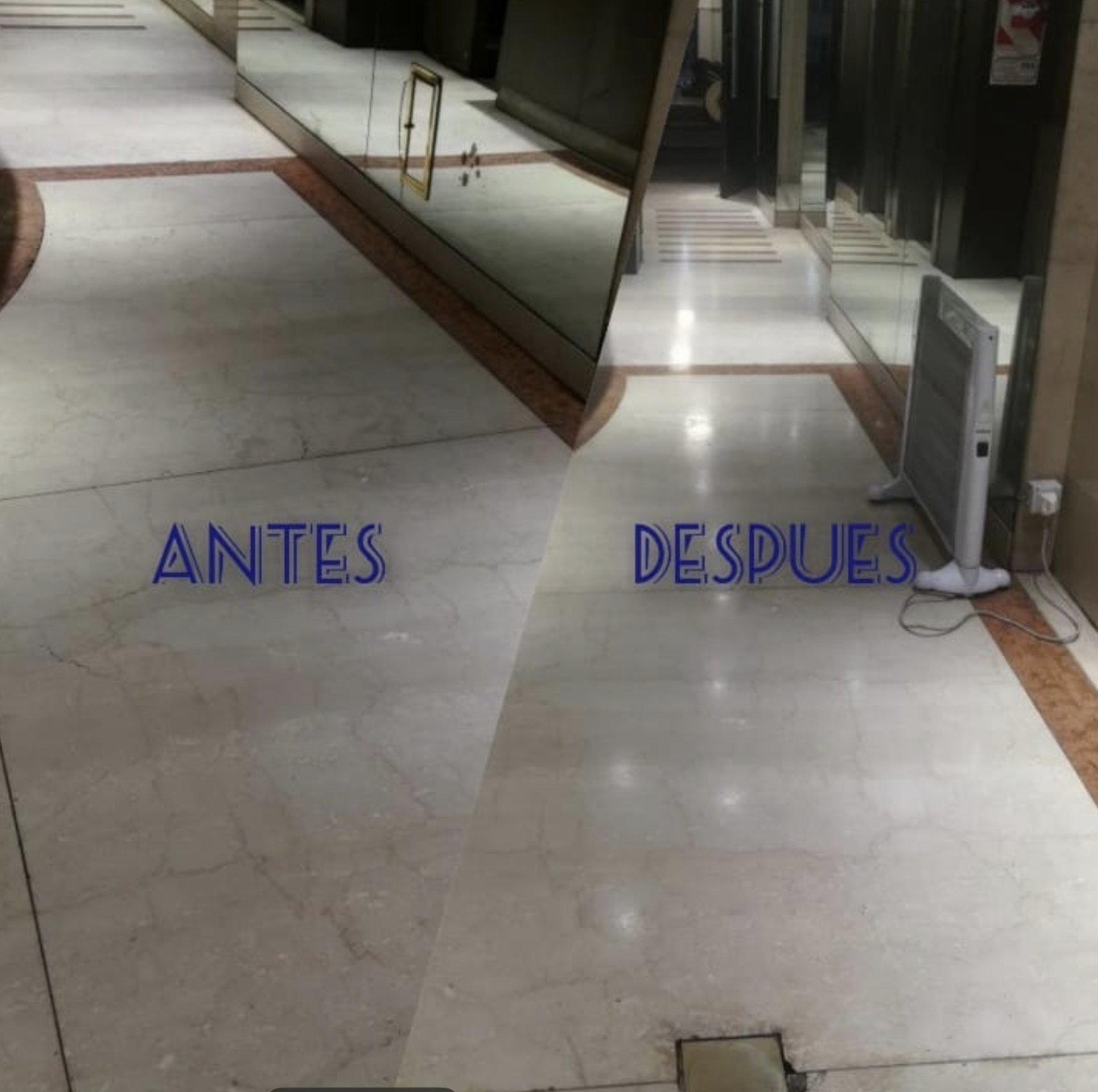 Equipo de CJ Limpiezas Integrales en el trabajo