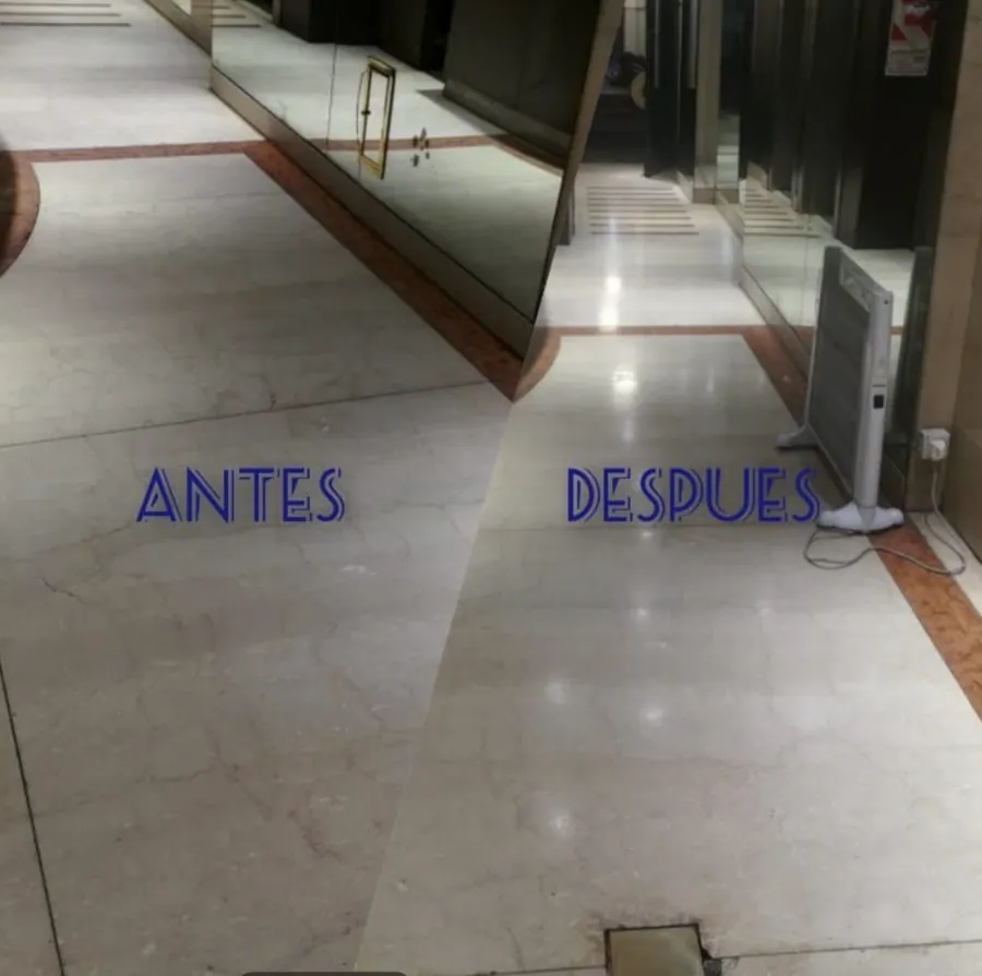 Equipo de CJ Limpiezas Integrales en el trabajo