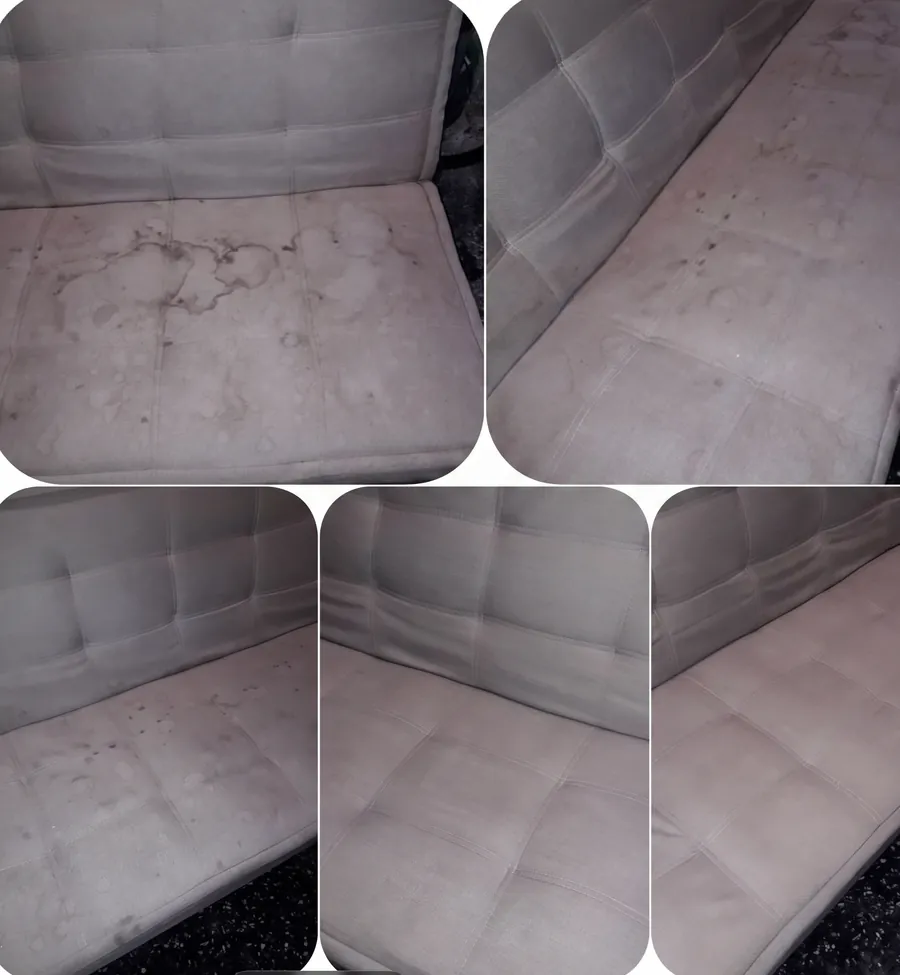Detalle de trabajo de limpieza realizado